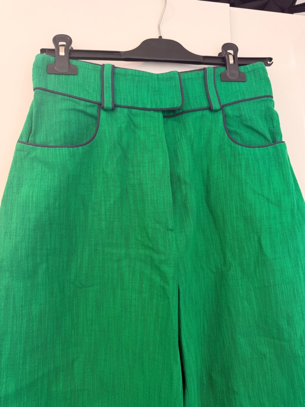 Martin Grant Wide Leg Linen Pants - Picture 2 of 5